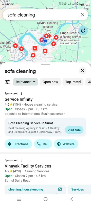Google Ads result 1 — Sponsored placement at top of Google