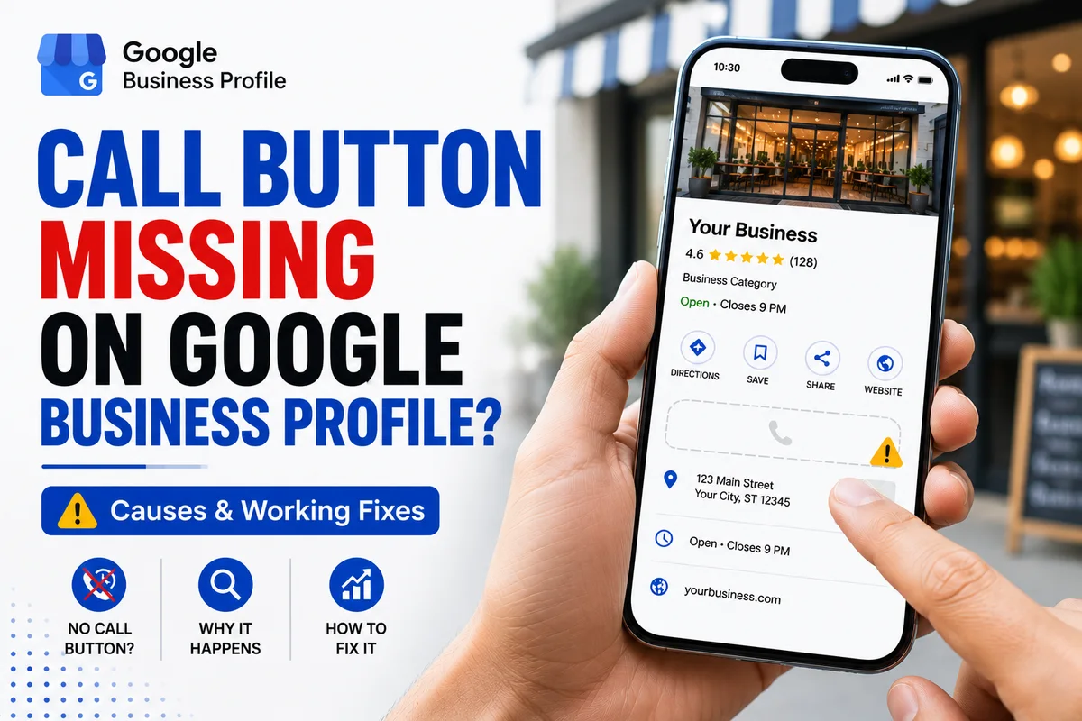 Call Button Missing from Google Business Profile? Get It Back