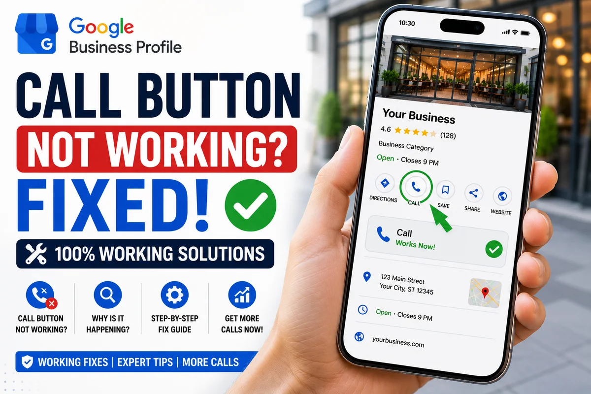 Google Business Profile Call Button Not Working? How to Fix It