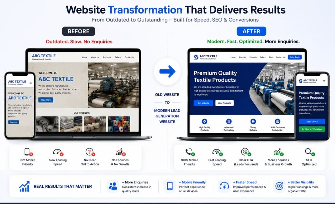 Retail Brand — Website result