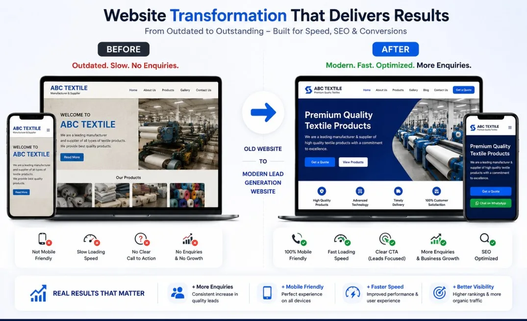 Retail Brand — Website result